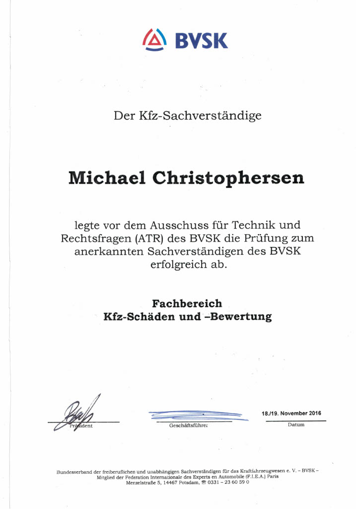 bvks-schäden-wertgutachten-urkunde